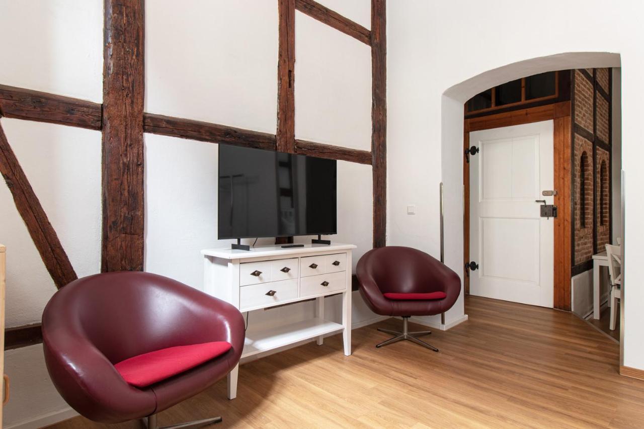 Ferienwohnung Mars 크베들린부르크 외부 사진